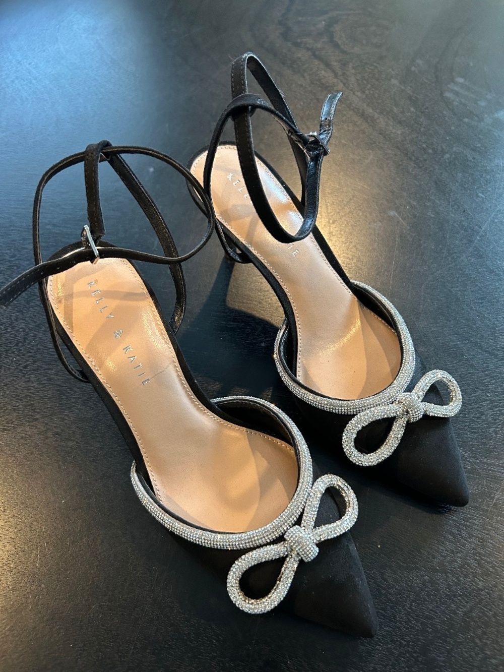 Kelly & Katie Suede & Crystal Shoes